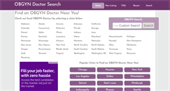 Desktop Screenshot of illinois.obgyn-search.com