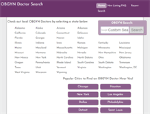 Tablet Screenshot of illinois.obgyn-search.com