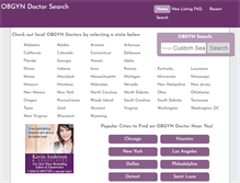 Tablet Screenshot of kentucky.obgyn-search.com