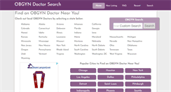 Desktop Screenshot of delaware.obgyn-search.com