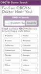 Mobile Screenshot of delaware.obgyn-search.com