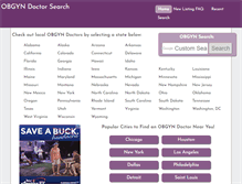 Tablet Screenshot of nevada.obgyn-search.com