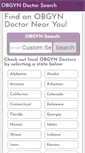 Mobile Screenshot of iowa.obgyn-search.com