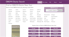 Desktop Screenshot of louisiana.obgyn-search.com