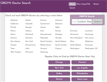 Tablet Screenshot of louisiana.obgyn-search.com