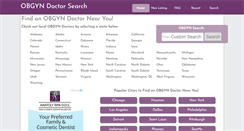 Desktop Screenshot of california.obgyn-search.com